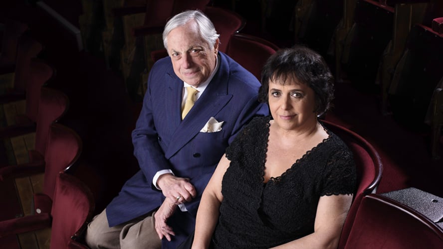 Nica Burns and Max Weitzenhoffer in the Palace Theatre 2
